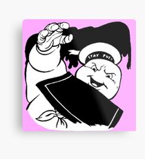 STAY PUFT ATTACK - 0293 Metal Print
