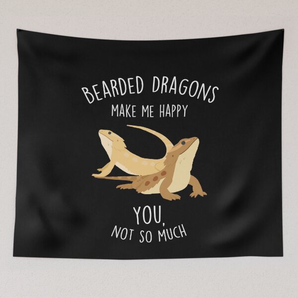 Item preview, Bearded Dragons Make Me Happy designed and sold by Clara Hollins.