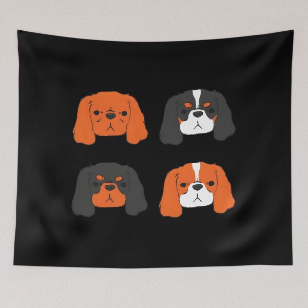 Item preview, Cavalier King Charles Spaniel - Blenheim, Tri, Ruby, and Black and Tan Classic 		 designed and sold by uufngrbuuh30.