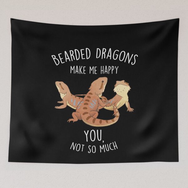 Item preview, Bearded Dragons Make Me Happy designed and sold by Clara Hollins.