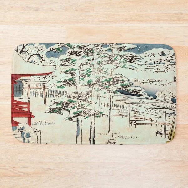 Item preview, Kanda Temple Snow - Utagawa Hiroshige - designed and sold by LeiWeiss.