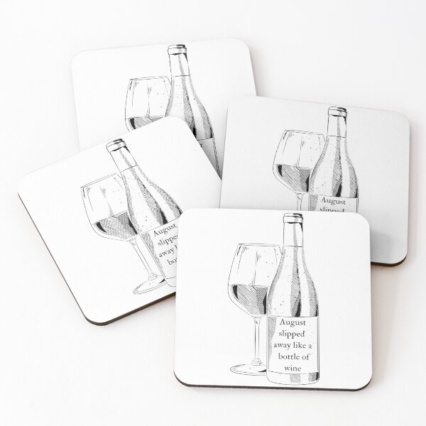 Item preview, Taylor Swift Folklore Inspired August Wine Design designed and sold by QuirkyDesignsINC.