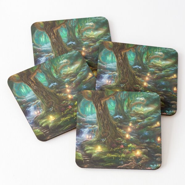 Item preview, Enchanted Mystical Fairy Forest designed and sold by MoodyMuseArt.