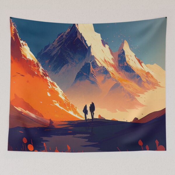 Item preview, Snowy Mountain Peaks designed and sold by ArkenCross.