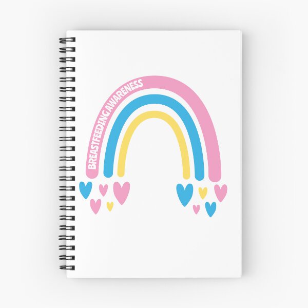 Item preview, Breastfeeding Awareness Rainbow with hearts designed and sold by Teamtsunami6.