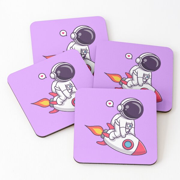 Item preview, Cute Astronaut Riding a Rocket in Space: Cartoon Vector Icon designed and sold by hjian8219.