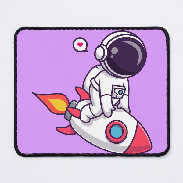 Item preview, Cute Astronaut Riding a Rocket in Space: Cartoon Vector Icon designed and sold by hjian8219.