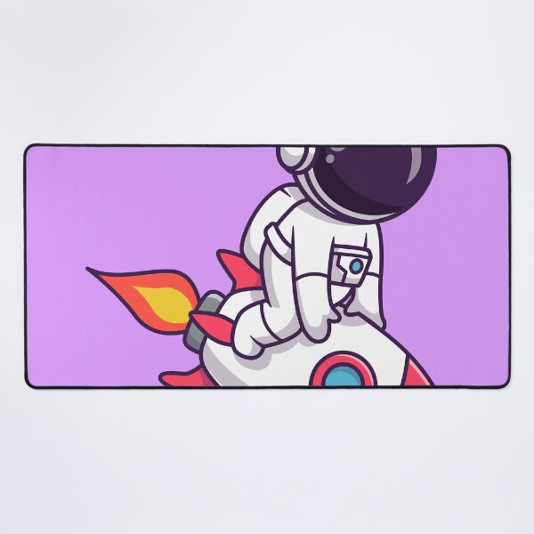 Item preview, Cute Astronaut Riding a Rocket in Space: Cartoon Vector Icon designed and sold by hjian8219.