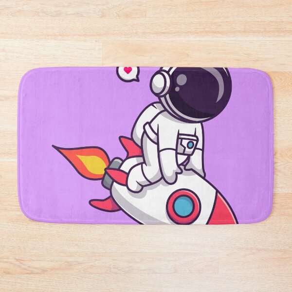 Item preview, Cute Astronaut Riding a Rocket in Space: Cartoon Vector Icon designed and sold by hjian8219.
