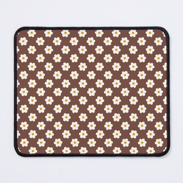 Artikelvorschau, Einfaches Blumenmuster in Braun und Elfenbein, ein „Itty-Bitty Blossoms“-Design! entworfen und verkauft von StudioSquiggly.