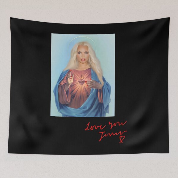 Artikelvorschau, Trisha Paytas Jesus iPhone Hülle entworfen und verkauft von uufngrbuuh30.
