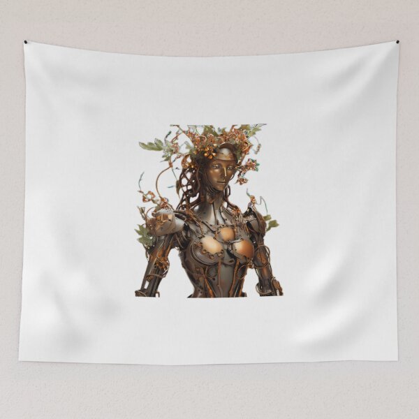 Item preview, Twisted Metal and Nature Female Android Warrior  designed and sold by BrandonArtWorld.