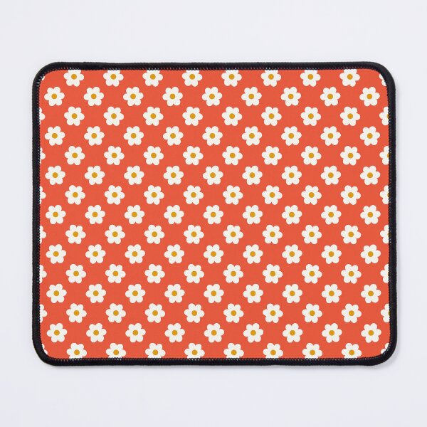 Item preview, Simple Flower Pattern in Red and Ivory, an “Itty-Bitty Blossoms” design!   designed and sold by StudioSquiggly.