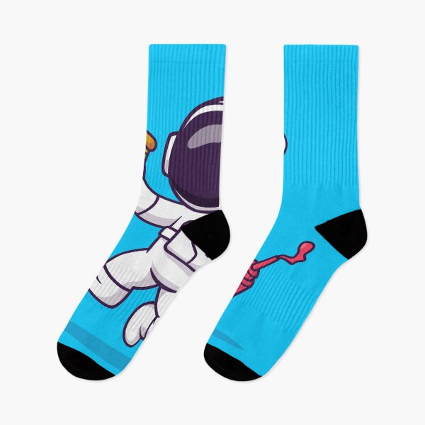 Item preview, Cute Astronaut with Pizza and Chili Sauce: Cartoon Vector Icon designed and sold by hjian8219.