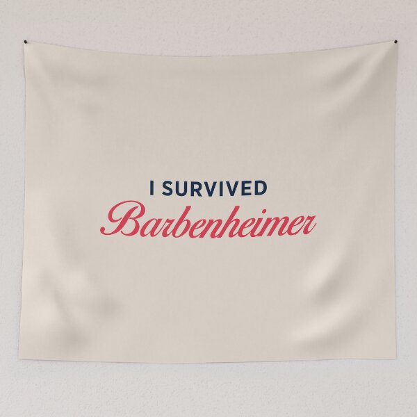 Item preview, I survived Barbenheimer | 2023 designed and sold by Retro Travel Design.