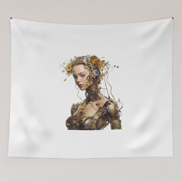 Item preview, Twisted Metal and Nature Female Android Warrior  designed and sold by BrandonArtWorld.
