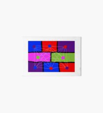 Boxes Intertwined Art Board