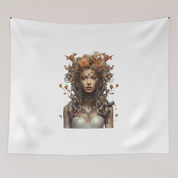 Item preview,  Twisted Metal and Nature Female Android Warrior  designed and sold by BrandonArtWorld.