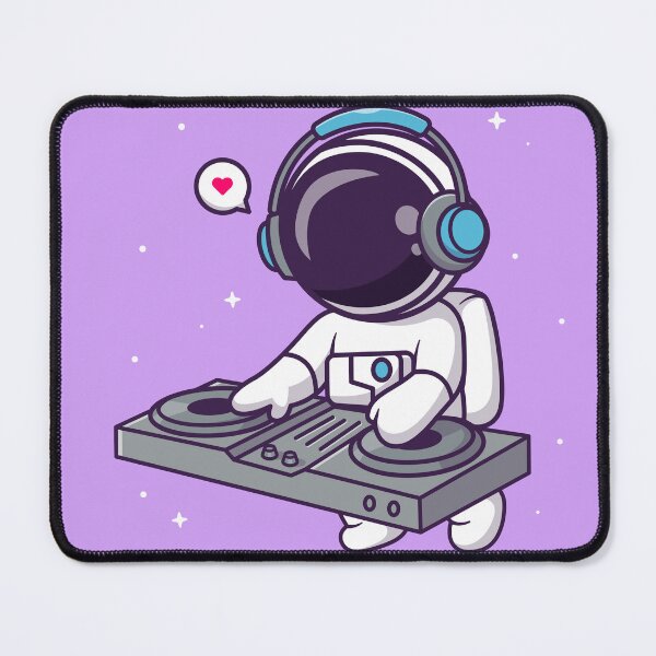 Item preview, Cute Astronaut DJ: Spinning Electronic Music in Space designed and sold by hjian8219.