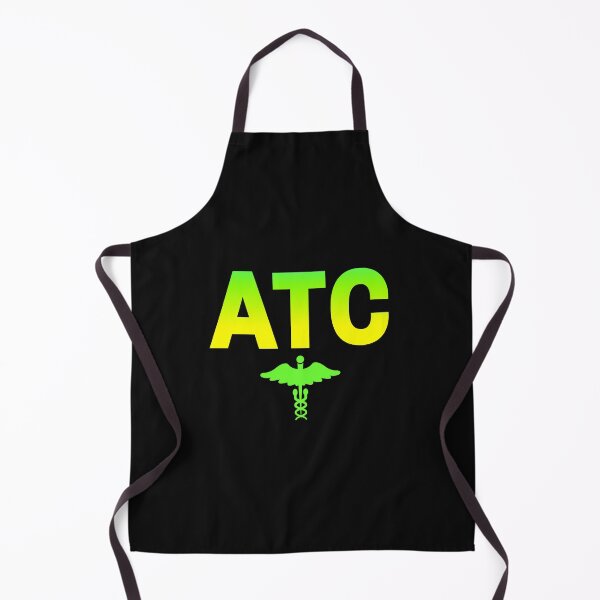 Artikelvorschau, Grünes und gelbes Ombre ATC-Logo-T-Shirt entworfen und verkauft von shopLSVdesigns.