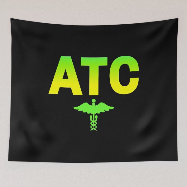 Item preview, Green and Yellow Ombre ATC Logo T-shirt designed and sold by shopLSVdesigns.