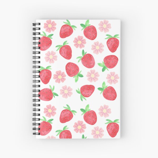 Aperçu de l'œuvre Motif floral fraise créée et vendue par NashTheArtist.