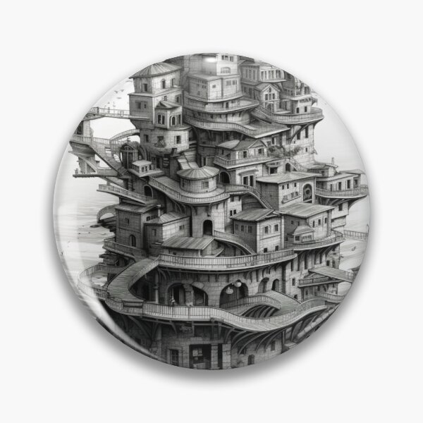 Item preview, Escher's Tower IX designed and sold by aself1.