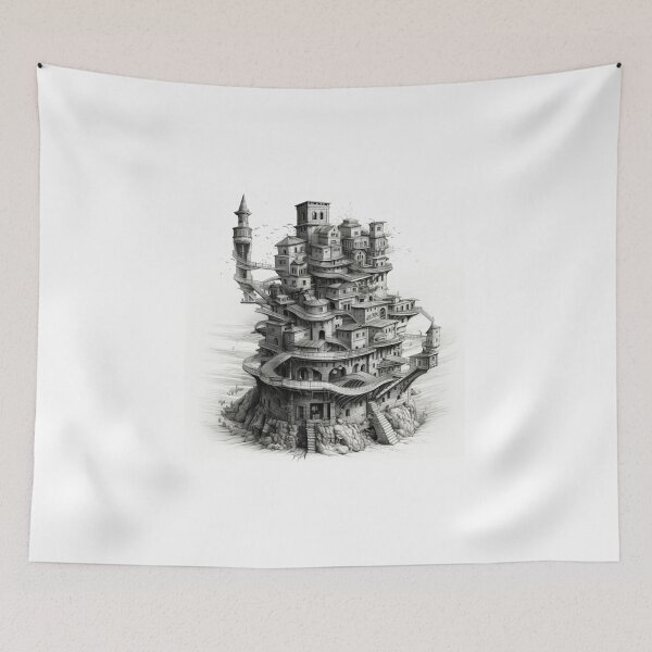 Item preview, Escher's Tower IX designed and sold by aself1.