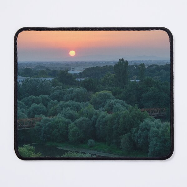 Item preview, Maritsa River with the Sun Setting Over Sredna Gora Mountains designed and sold by Georgia Mizuleva.
