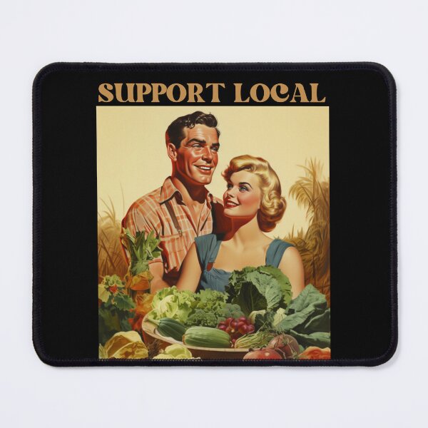 Item preview, Retro Vintage: Support Local Farmer Design - Farms Feed People designed and sold by The Whimsical Homestead.