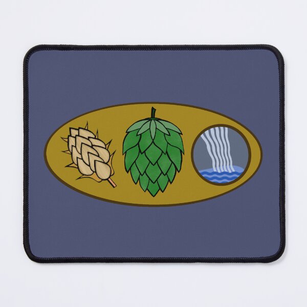 Item preview, Beer ingredients: Barley, Hops, Water designed and sold by Scottopia.