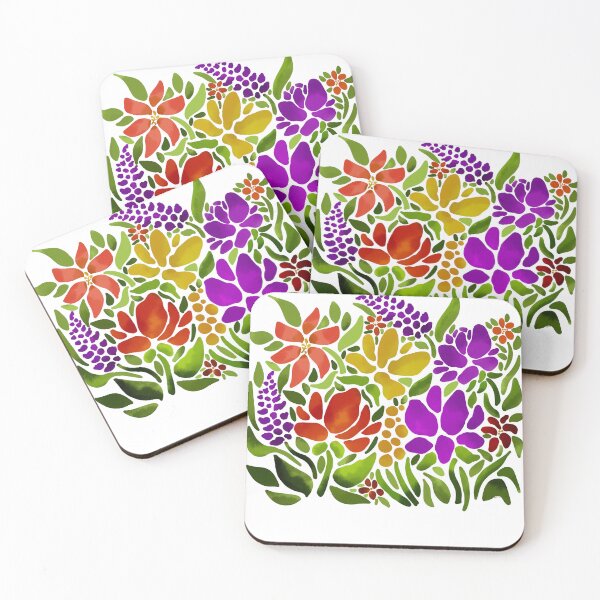 Item preview, Abstract Bright Floral Design designed and sold by CampK80.