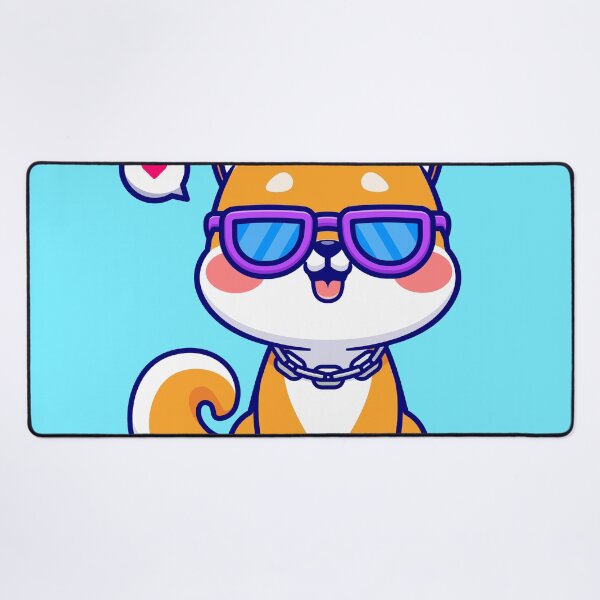 Item preview, Cute Cool Shiba Inu Dog with Glasses: Cartoon Vector Icon designed and sold by hjian8219.