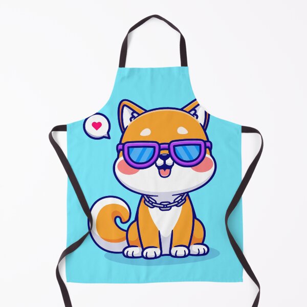 Item preview, Cute Cool Shiba Inu Dog with Glasses: Cartoon Vector Icon designed and sold by hjian8219.