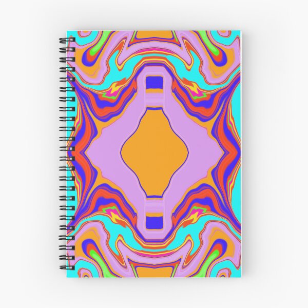 Item preview, Fluid Harmony - Seamless Blue & Pride Rainbow Abstract Pattern designed and sold by chuckletuckle.