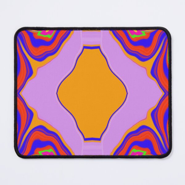 Item preview, Fluid Harmony - Seamless Blue & Pride Rainbow Abstract Pattern designed and sold by chuckletuckle.