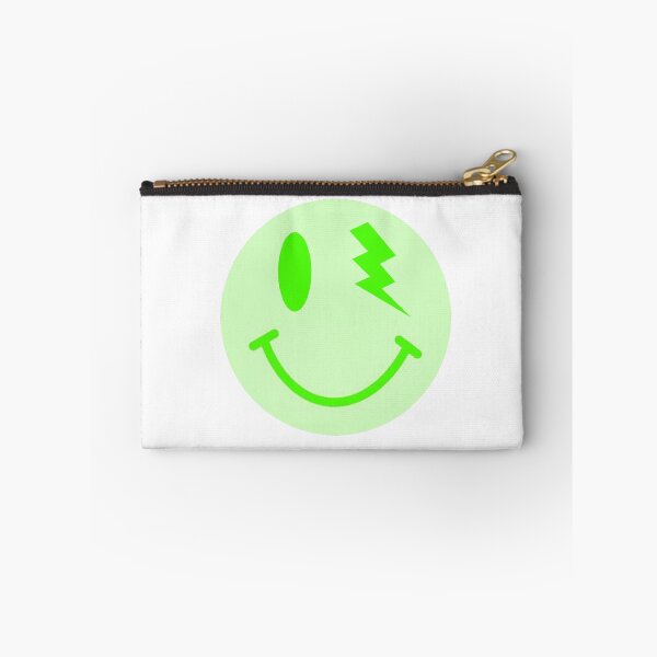 Item preview, green lightning smiley  designed and sold by avescreationss.