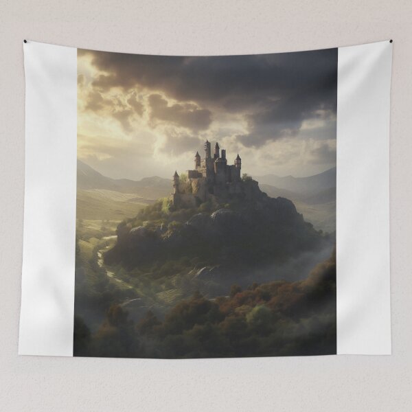 Item preview, Castle with Natural Landscape designed and sold by hjian8219.
