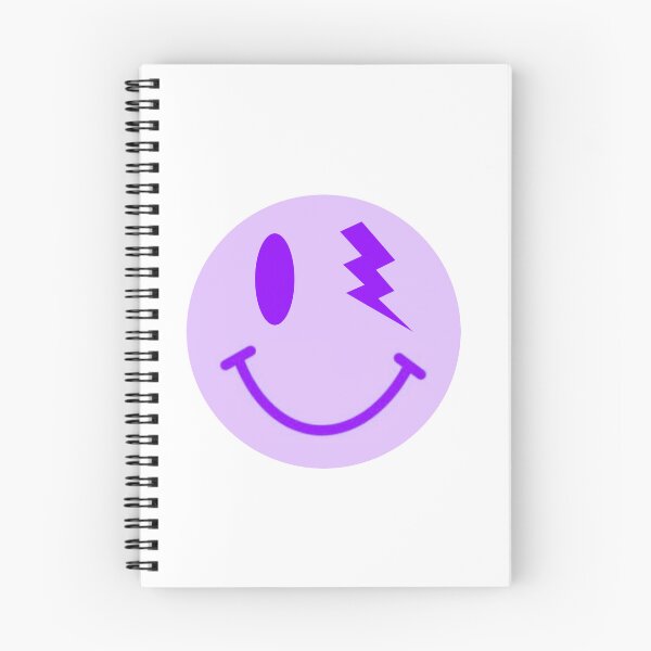 Item preview, purple lightning smiley  designed and sold by avescreationss.