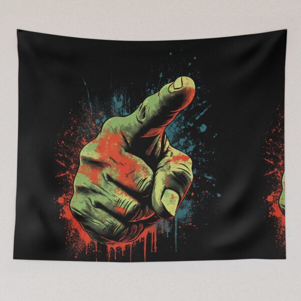 Item preview, A Pointing Finger - Distressed Design designed and sold by GoodOldVintage.