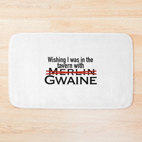 Item preview, “Wishing I was in the tavern with Gwaine” designed and sold by TeaLimeTwo.