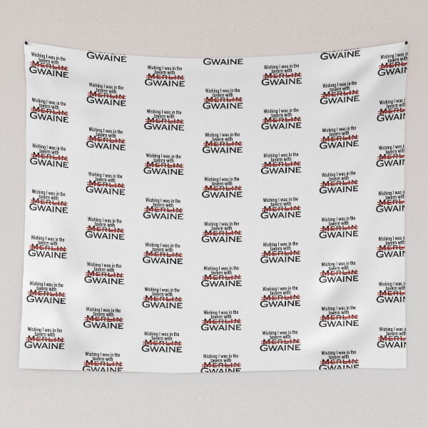 Item preview, “Wishing I was in the tavern with Gwaine” designed and sold by TeaLimeTwo.
