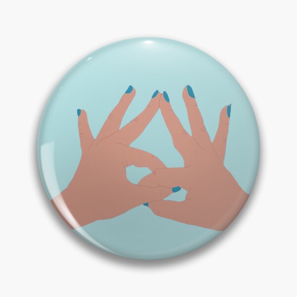 Item preview, zeta hand sign designed and sold by TinyBubbleTinks.