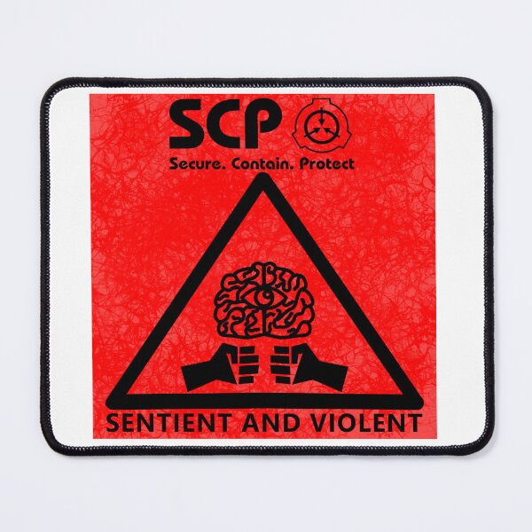 Item preview, SCP Sentient and Violent Warning Red designed and sold by Oceanman10.