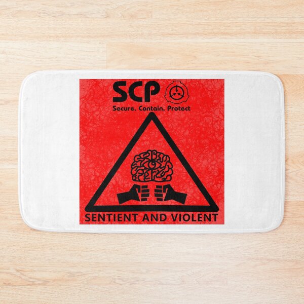 Item preview, SCP Sentient and Violent Warning Red designed and sold by Oceanman10.