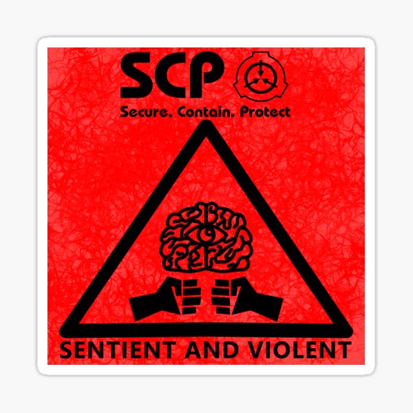 SCP Foundation Warning Attention Sticker for Sale by Yu-u-Ta