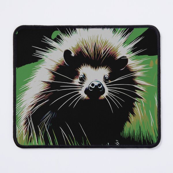 Item preview, porcupine in grassy field 2023 tileartwork designed and sold by tileartwork.