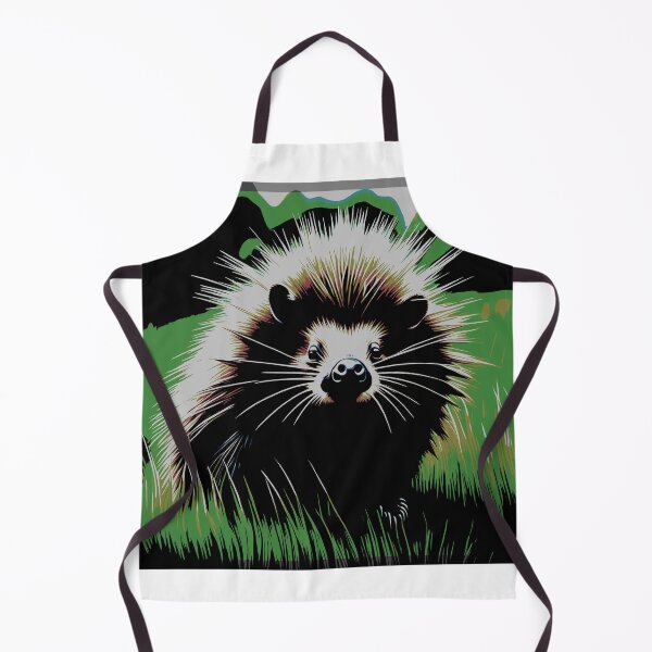 Item preview, porcupine in grassy field 2023 tileartwork designed and sold by tileartwork.