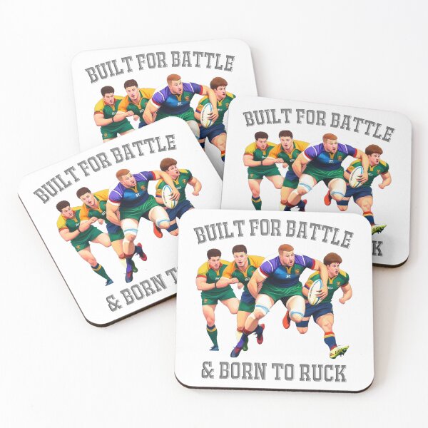 Item preview, Built For Battle  - Rugby Design designed and sold by ArtShare.