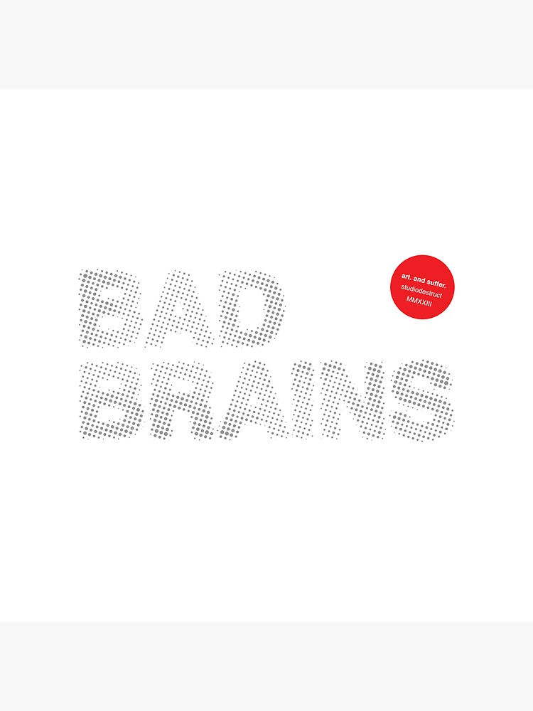 Thumbnail 3 of 3, Sticker, Bad Brains (on White) designed and sold by StudioDestruct.